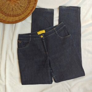St. John Darkwash *tailored* Straight Leg Jeans